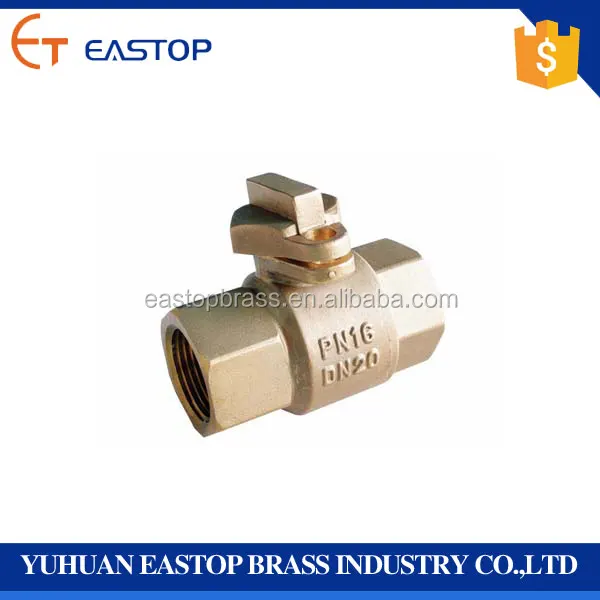 Handle Key Lock brass ball Valve