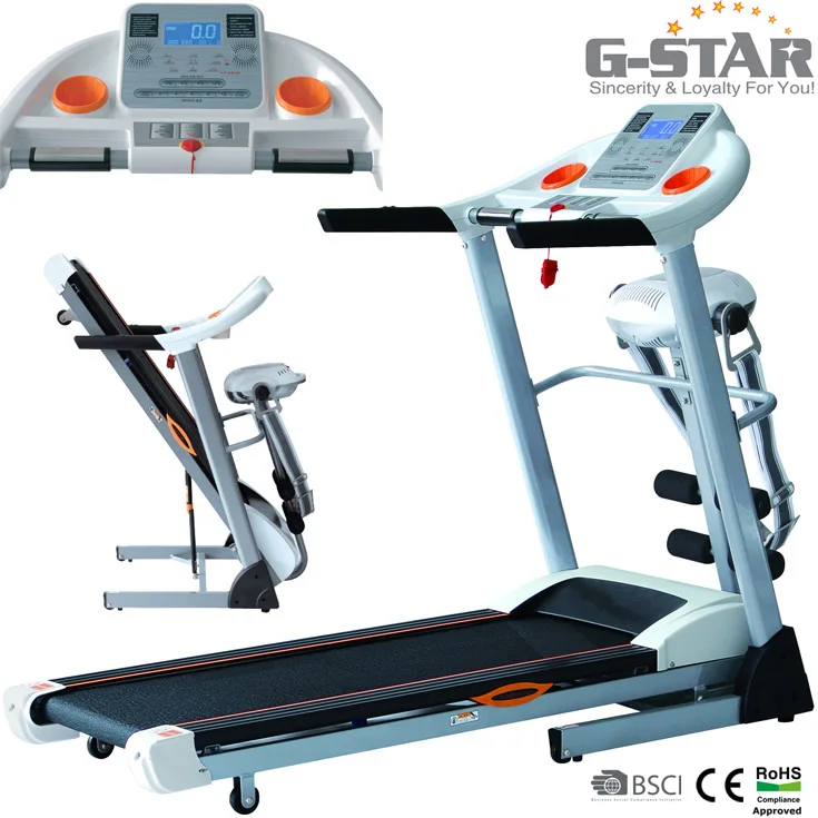 GS-642E High Quality Gym Equipment Running Machine Motorized Fitness Treadmill Foldable for Home Use