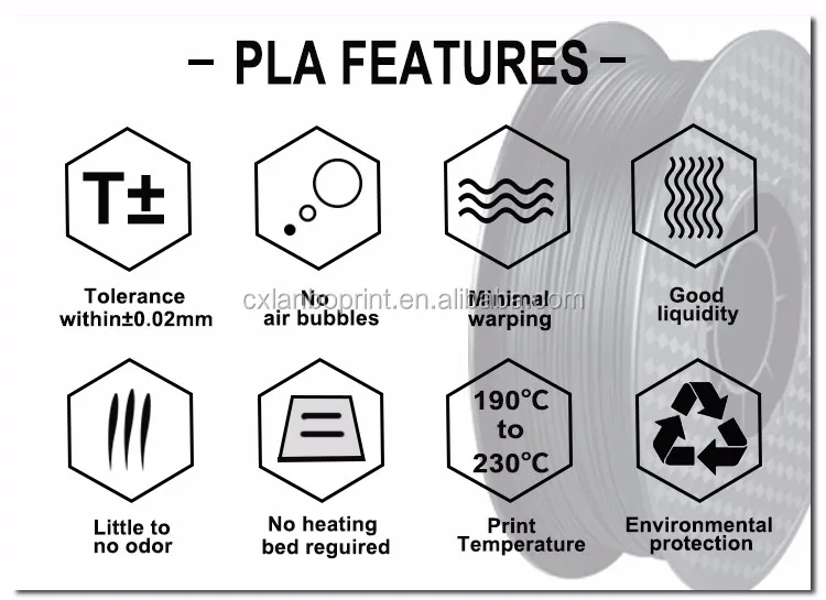 
Factory direct filament pla 3d 1.75 mm Dimensional Accuracy +/- 0.02mm ABS Fliamnet for 3D printer OEM/ODM 