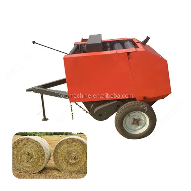 Сена и соломы прессовальный станок трава пресс мини круглый сено пресс для продажи