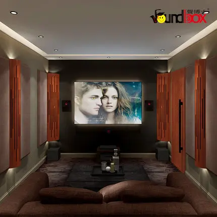 Wooden Stylish Acoustic Diffusion Solution for Home Theater, Studio and Audiovisual Rooms Diffuser Acoustic Panel HF-ARC I