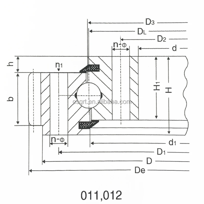 
small size bearing, Large Size Slewing Bearing 