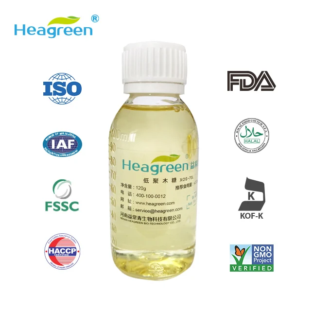 Light yellow Functional oligosaccharide syrup High quality food additives