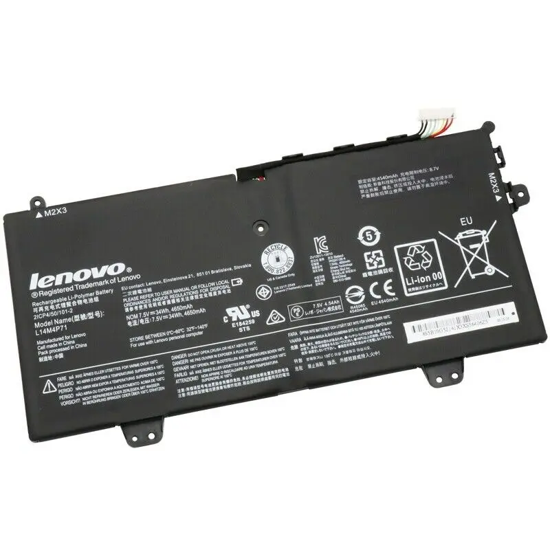 L14M4P71 Original Battery For Lenovo Yoga 3 Pro 11 80J80021US Laptop L14L4P71