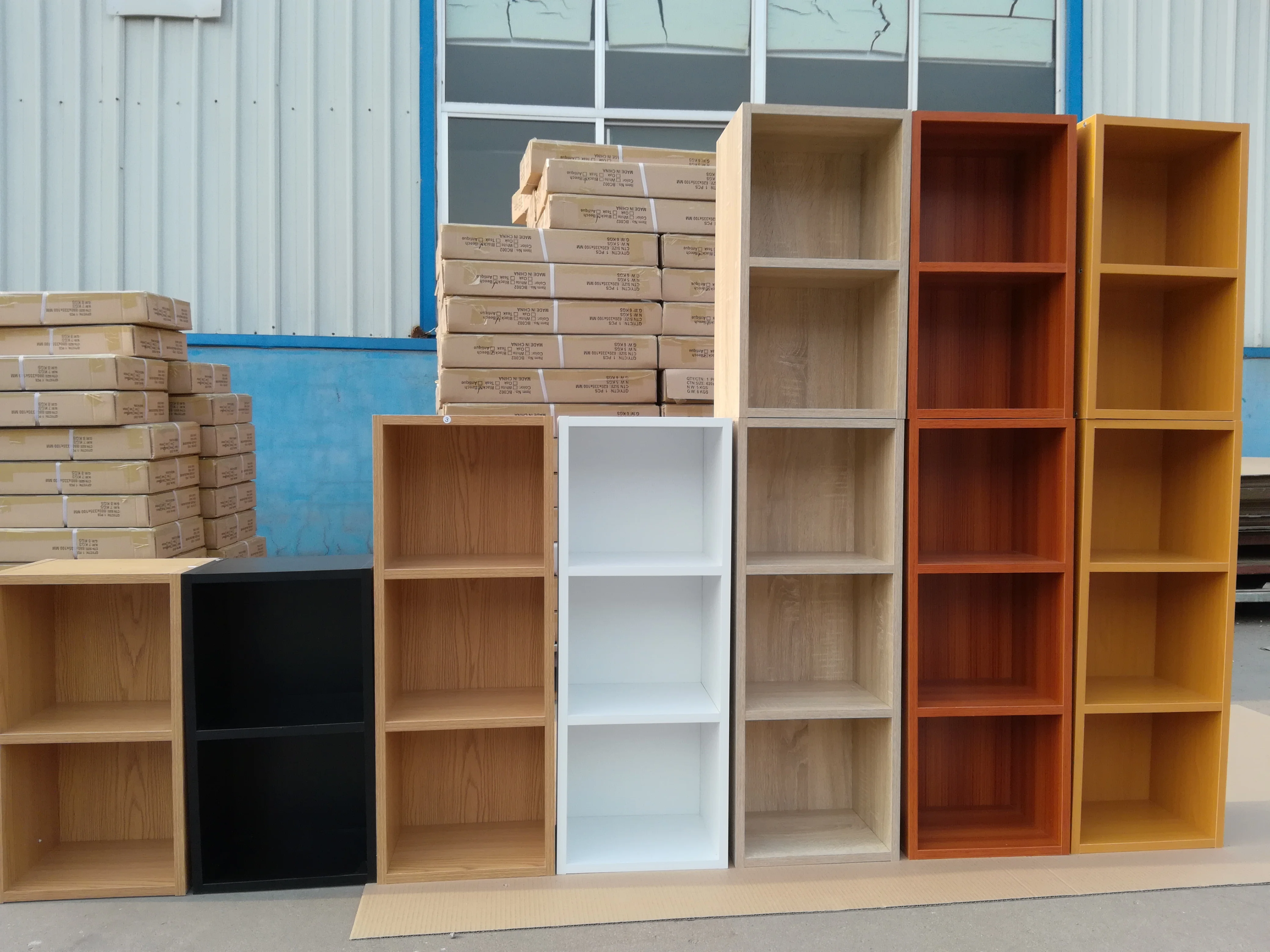 Cheap modern high quality ECo-Friendly design wood bookcase office bookcase for study Living Room