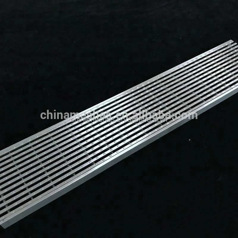 SS 304 316 stainless steel swimming pool overflow grating/drainage trays