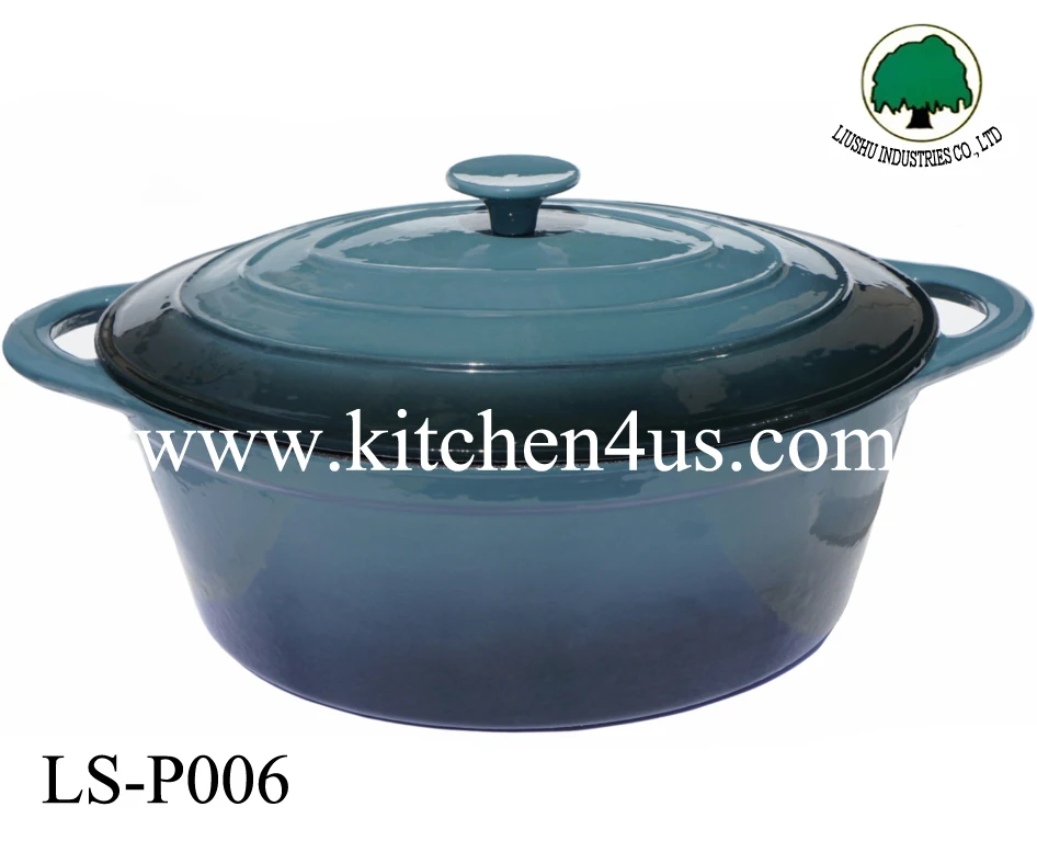 4L enamel cast iron pot casserole cookware