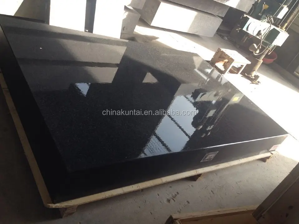 Black Granite Surface Plate With Wooden Box