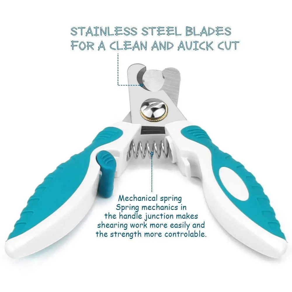 High Quality Pet Grooming Safety Scissors dog nail cli ppers and trimmer