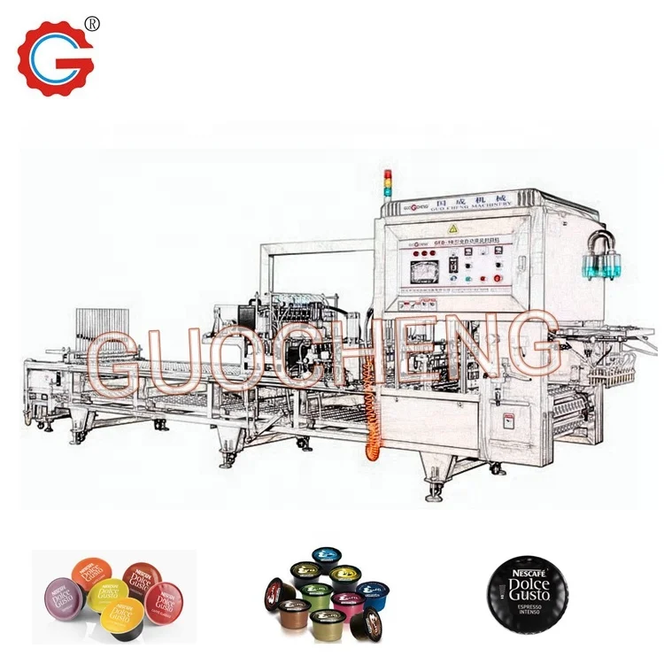 Automatic Powder Coffee Capsule Filling Machine Price for Nespresso Kcups dolce gusto