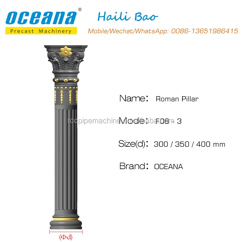 Wholesale cement concrete window moulding design