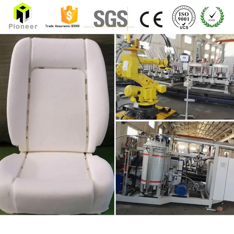 Automatic Bus Passenger Sponge PPU Motorcycle Foam Turntables Production Line
