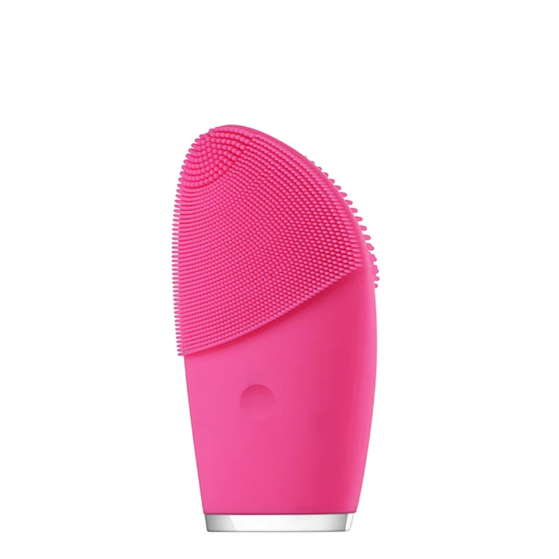 
personal use Electric sonic Silicone Facial Cleaner brush Medical silicone facial cleansing brush 