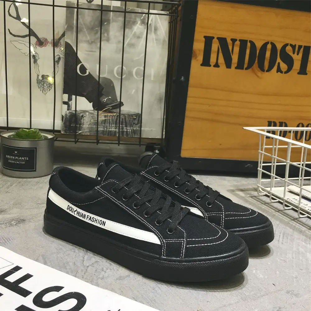 Factory Sell Cheap Hot Sale Fashion Adults Classic Casual Rubber outsole Man Canvas Shoes