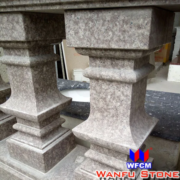 Polished G687 Granite Stone Pillar Design