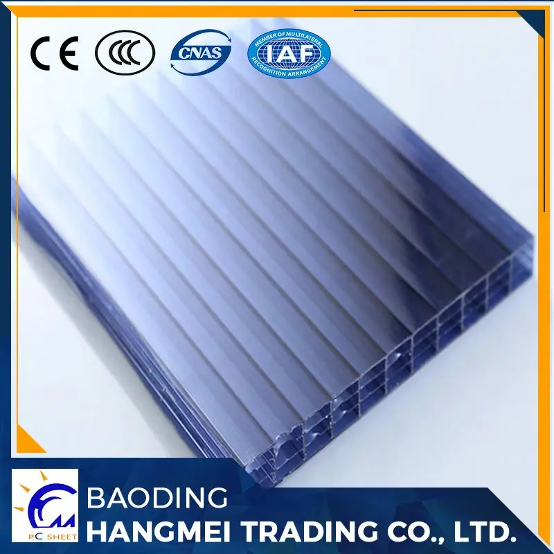 100% девственницы материал декоративных перфорированные многослойный пластик поликарбонат