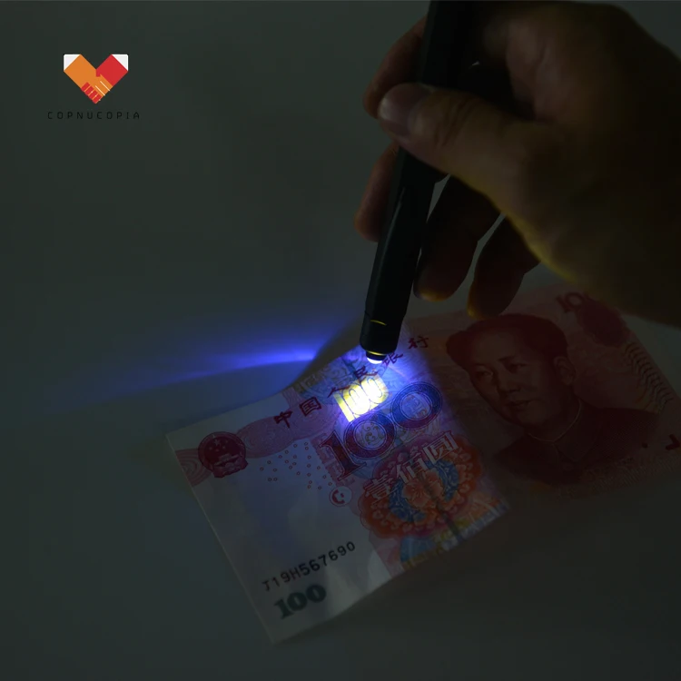 Оптовая продажа невидимая чернильная ручка с УФ-подсветкой Волшебная шариковая