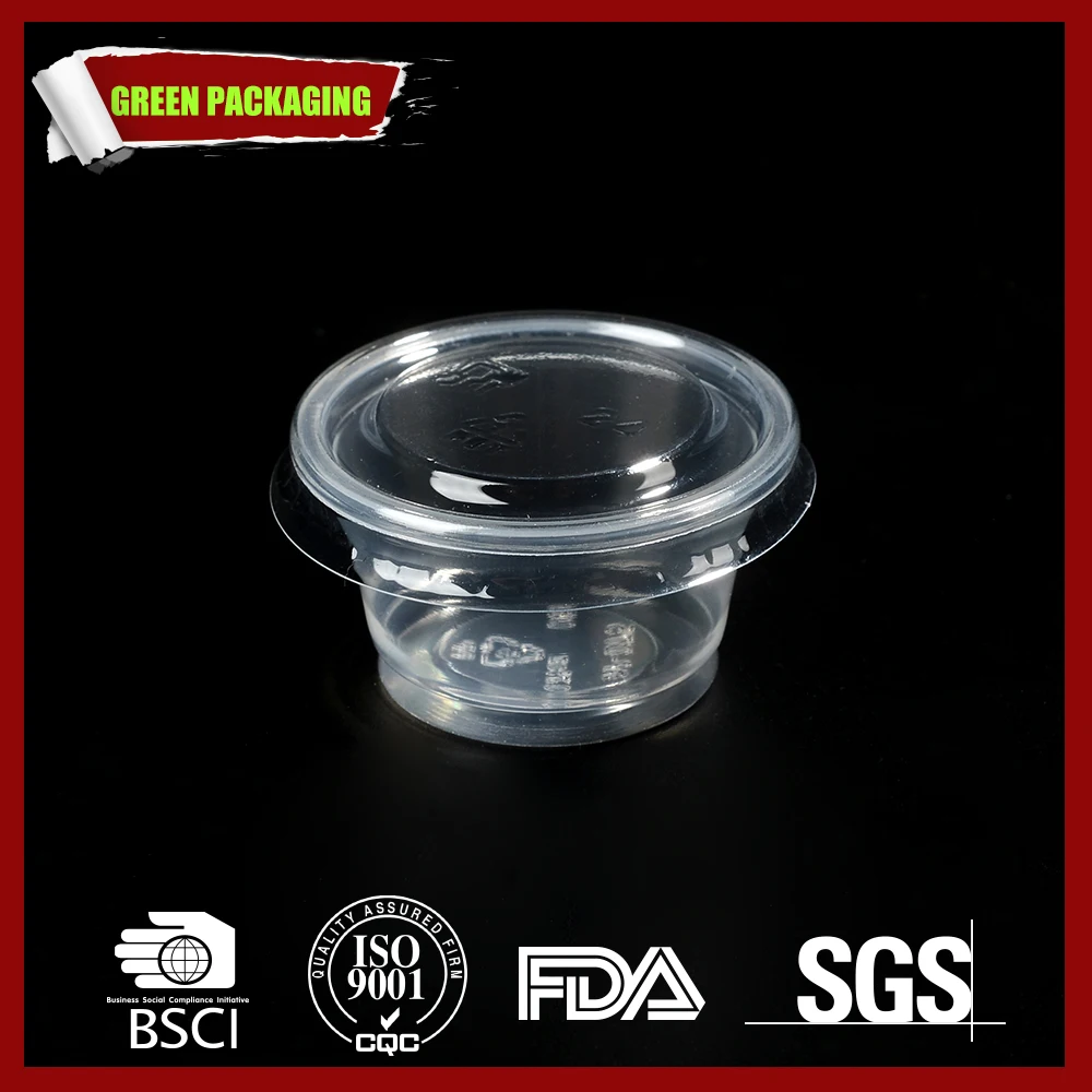 100ml clear portion cup/ small clear plastic cup/ 3.25oz clear disposable pet portion cup