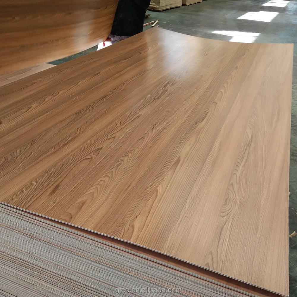 4x8 Poplar core Melamine laminated plywood for Furniture