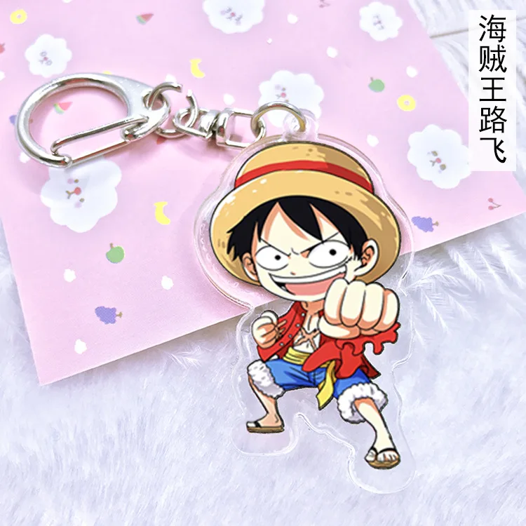 
Double sides custom printed acrylic charms keychain 
