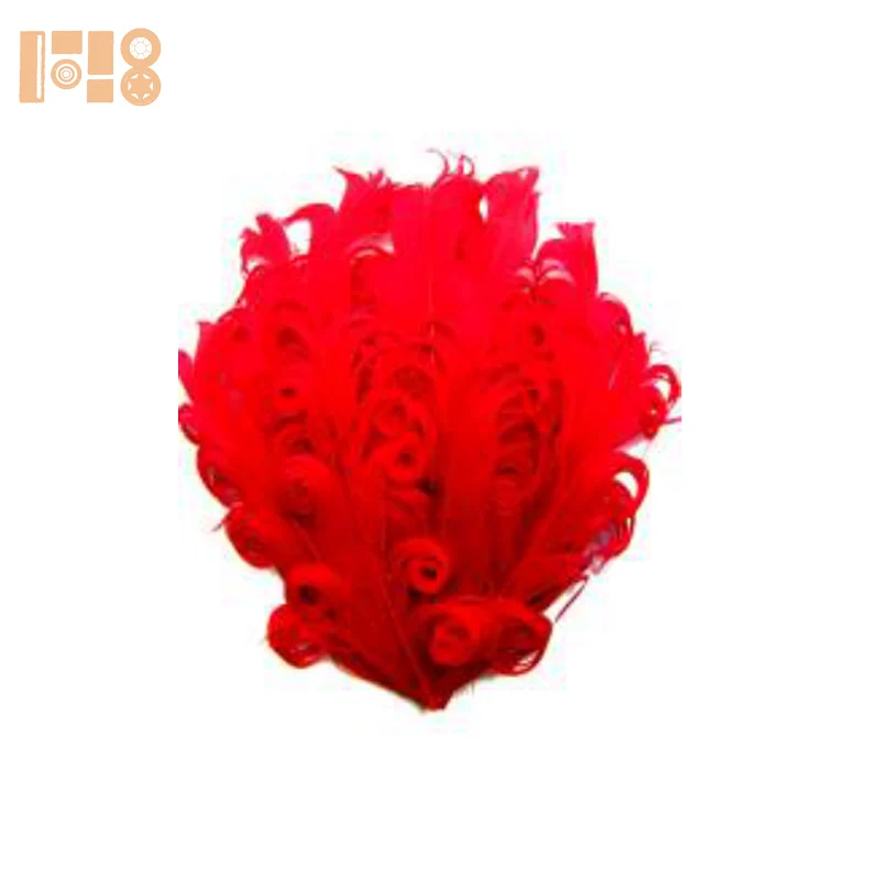 fashion feather headbands/wholesale curly feather pads for kids