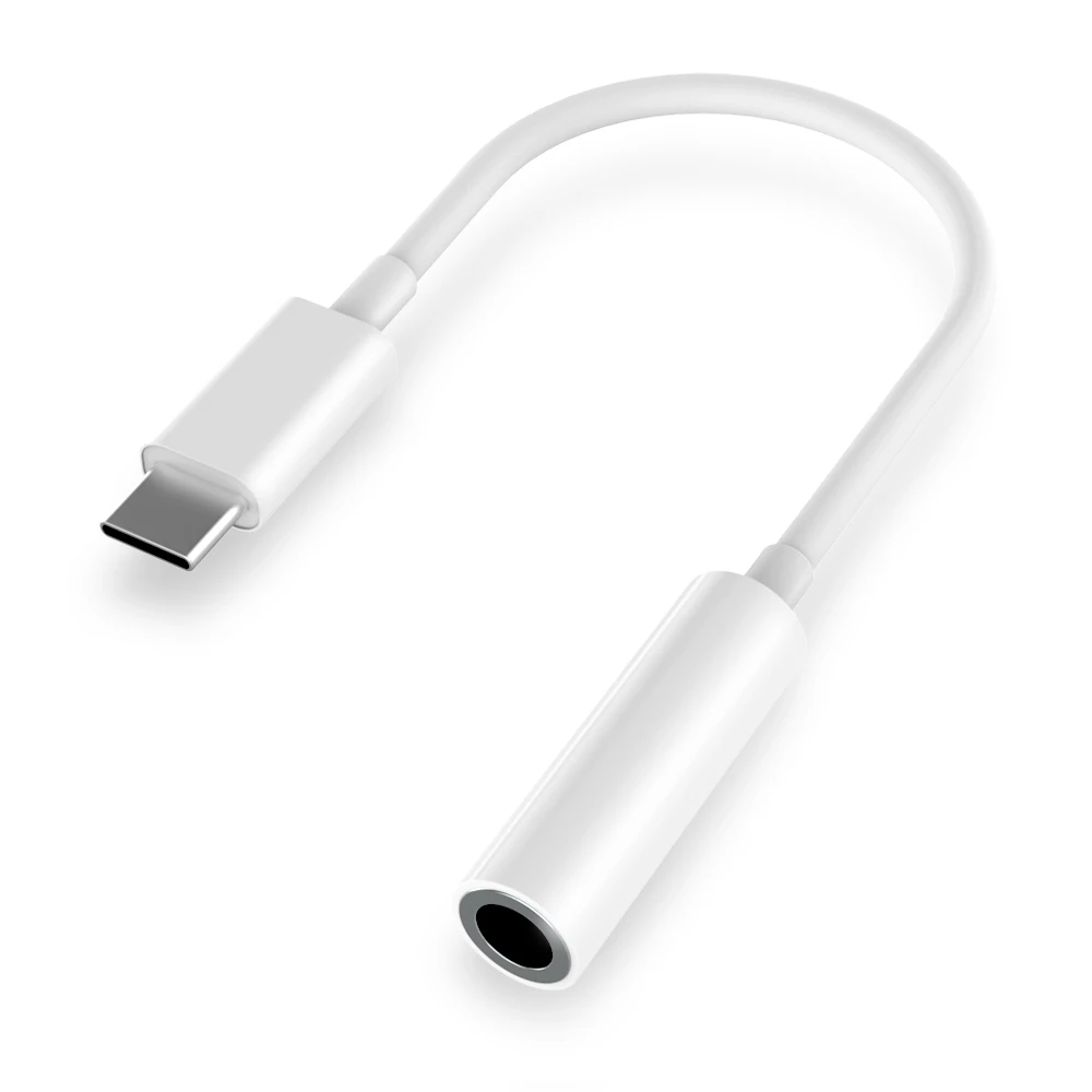 USB Type C to 3.5mm Audio Jack Adapter Headphone Adapter Jack Earphone Cable