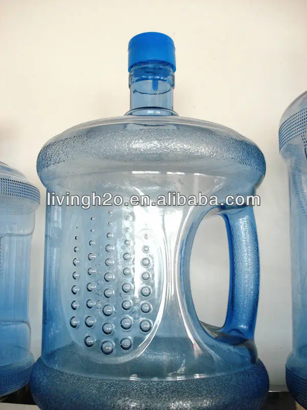 High transparency 5 gallon PC water bottle with handle 20 liter plastic barrel Promotion Sales