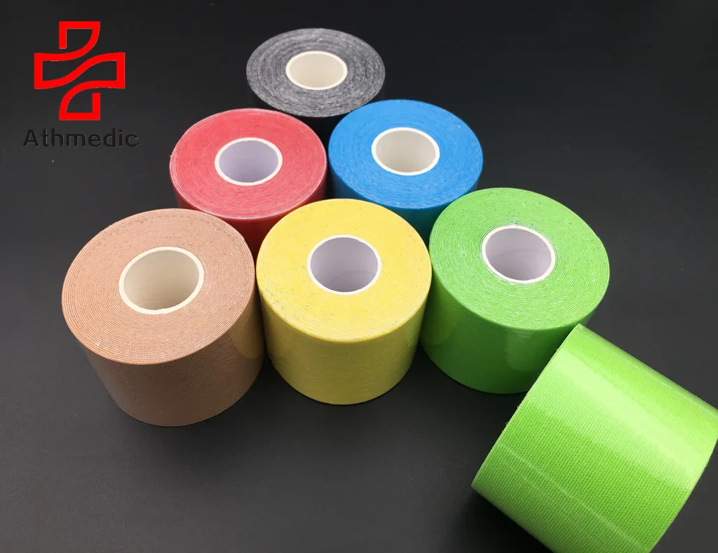 2023 Athmedic cure оригинальная лучшая Высококачественная Заводская кинезиологическая лента для мышечных игр для спортсменов, спортивная лента с защитой от пота