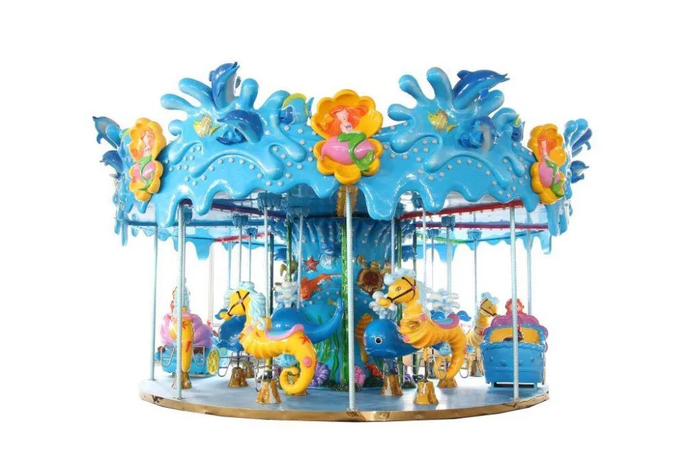 
attractive outdoor playground ride carousel 