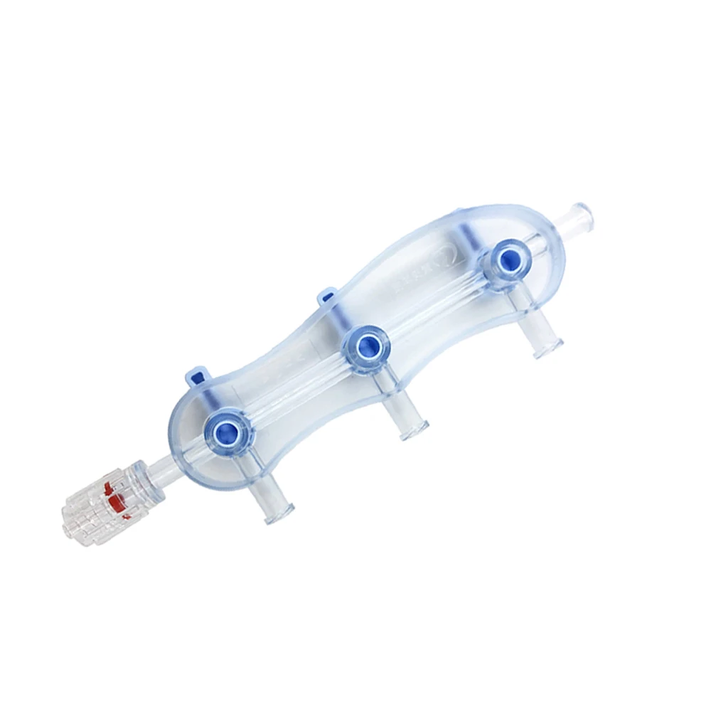 High pressure disposable interventional accessories 3 port medical manifold
