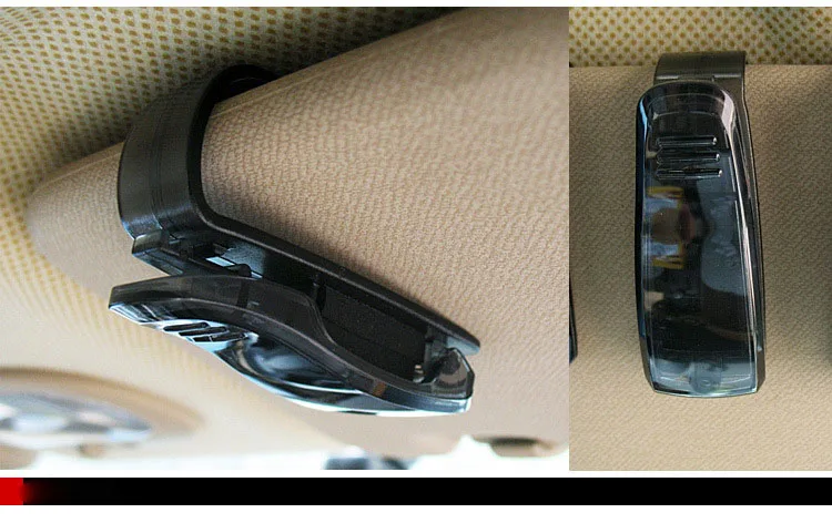Plastic Auto car vehicle sun visor sunglasses holder portable car Eyeglasses glasses Ticket Holder clip