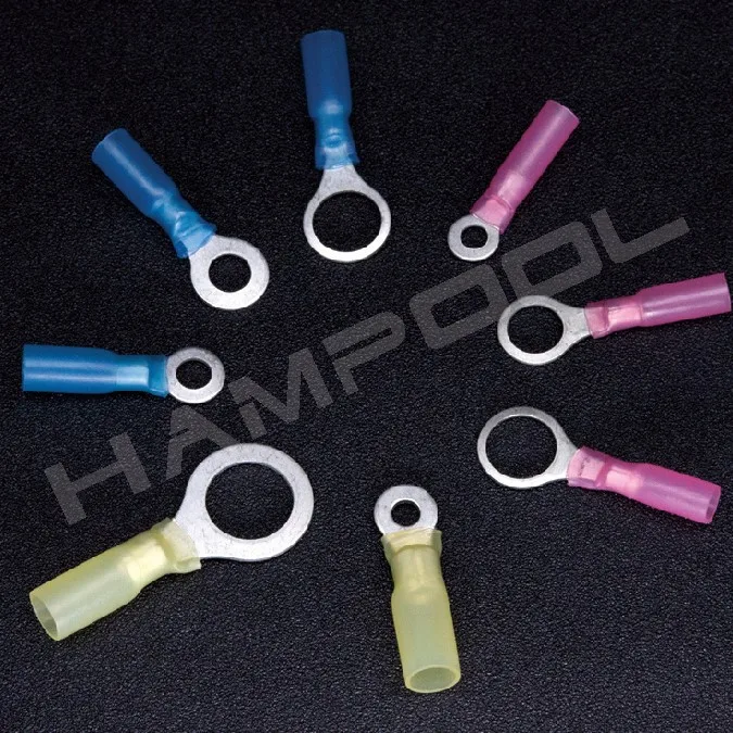 Press Wire Bare Heat Shrink Ring Terminals Junction Block with Solder Ring