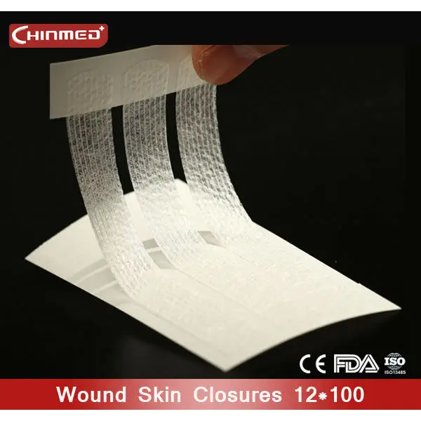 Medical Class Steri-Strip Wound Closure Strips Reinforced Tape 6*38mm