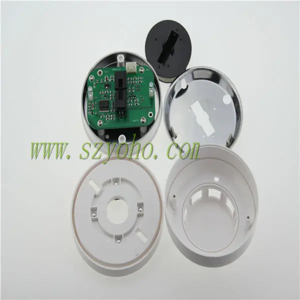 Hot sale Smoke Alarm Sensor detector de humo alarma 4 cable 12V Wired Smoke Detector with relay output