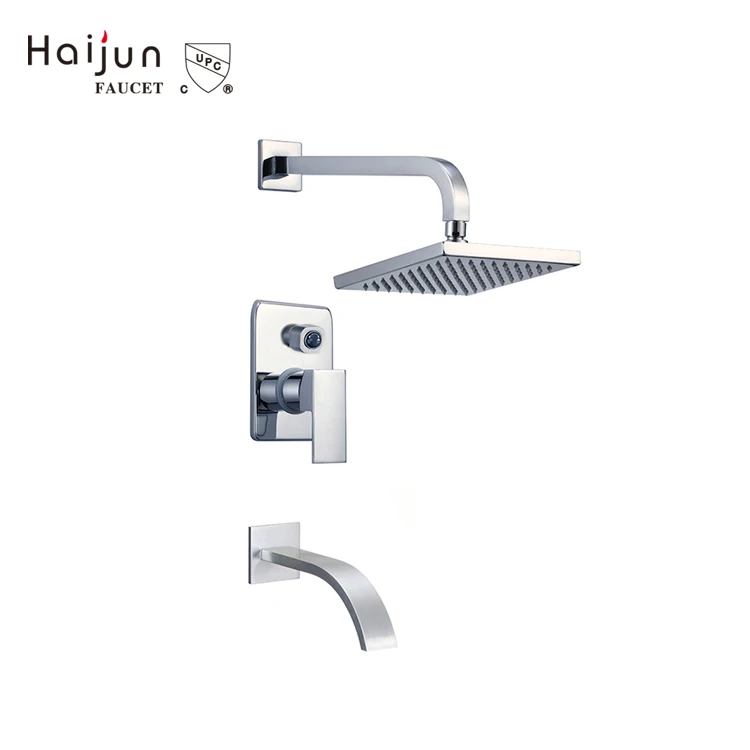 12 Inch rain Shower System Concealed Shower Mixer Chrome Bathroom Rainfall Bath & Shower Faucet Set