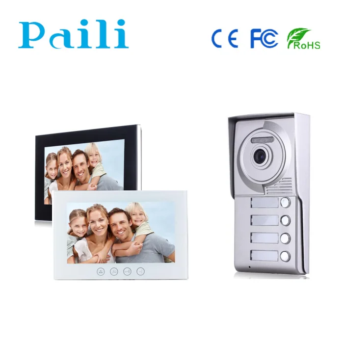 2-wire apartments security video door phone room to room intercom system