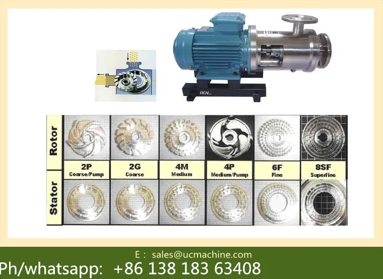 Factory sale homogenizer machine manufacturer of homogenizer pump high shear mixer