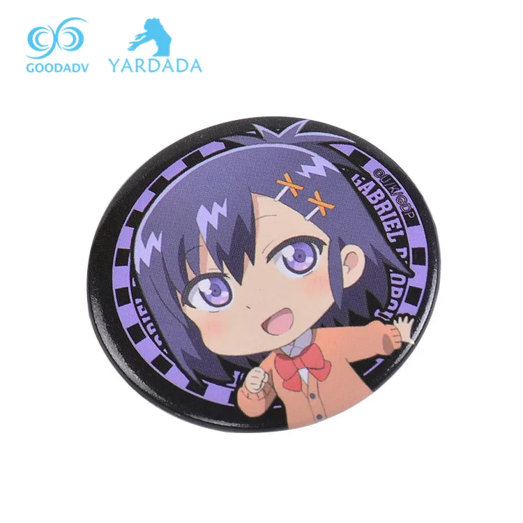 Оптовые поставки высококачественных пуговиц, жестяные пуговицы с мультяшным рисунком