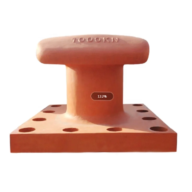 High Quality steel with  cast iron mooring  marine  dock bollard