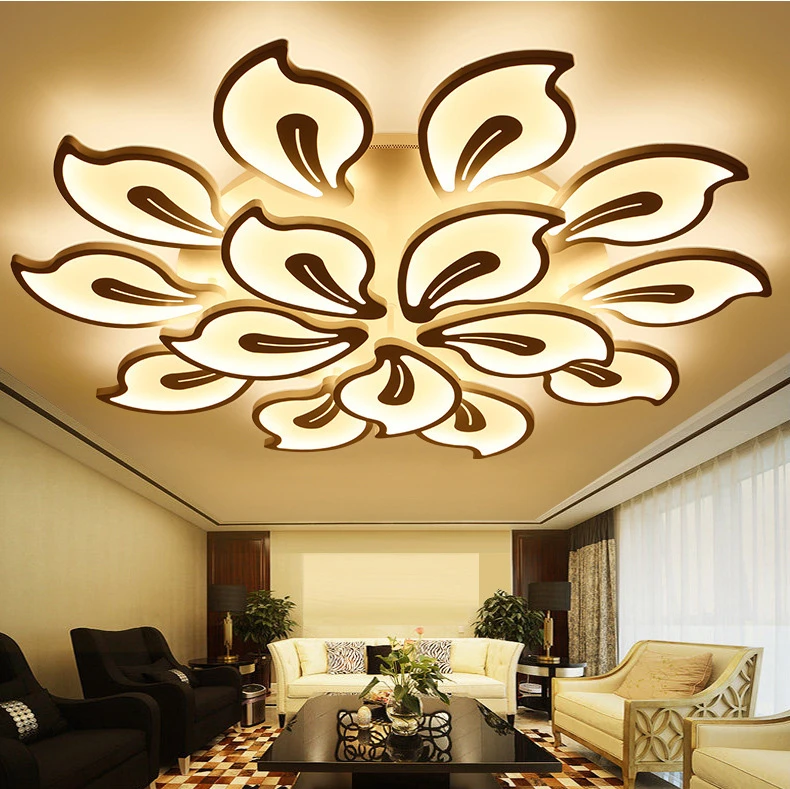 
3 Color Changing House Lighting Ceiling With 2.4G Dimmable Remote Control 