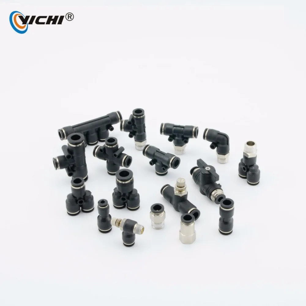 Plastic Quick Connect Air Fittings PUC Series Straight Connector
