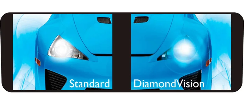 Philips H11 12V 55W Diamond Vision 5000K Super White Light Halogen Bulbs Car Headlight Fog Lamp 12362DV S2, Pair