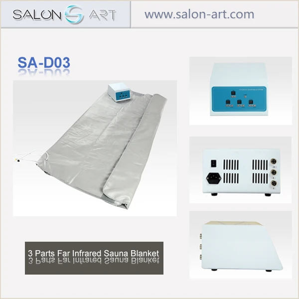 горячей продаёа тепла терапии портативный 3 зоны лучей тепловые тела похудения спа подогревом сауна одеяло