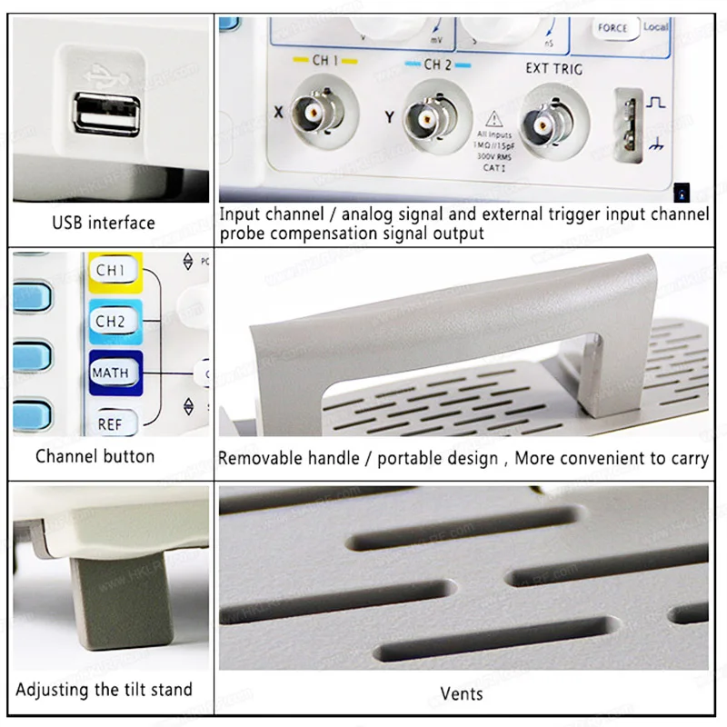 Rigol DS1102E Digital Oscilloscope Dual sampling USB OpenBox