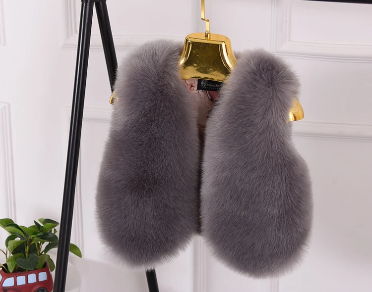 
Latest Fashion Autumn Winter Girl Fur Vest Children Purple Mardi Gras Vest 