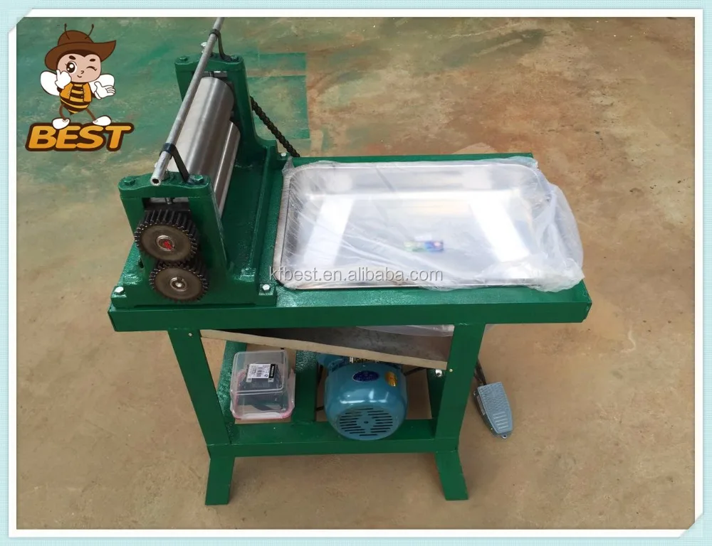 Best quality Beekeeping equipment bees wax roller / electric beeswax foundation machine