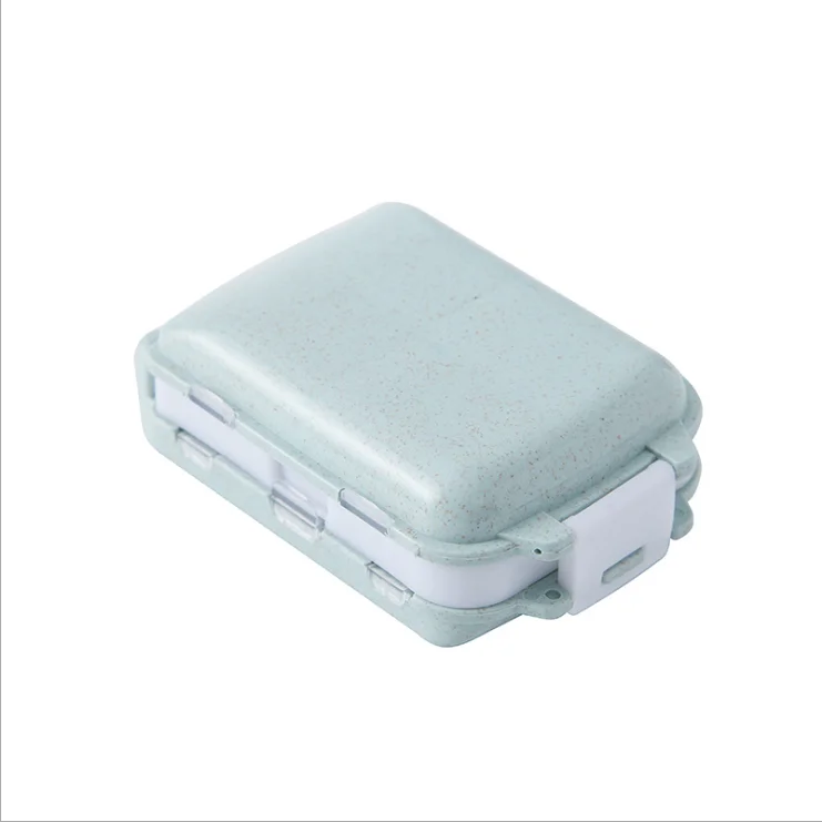 
Greenwell Portable Pill Organizer Small Pill Box Supplement Case 
