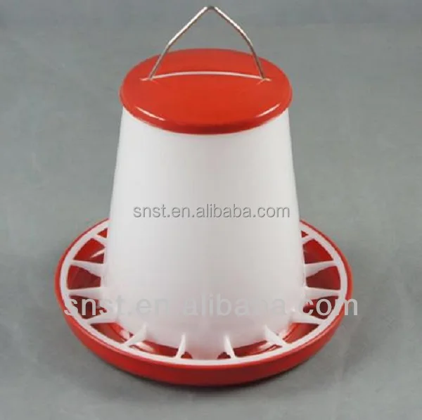 New design long life plastic chicken feeder, stronger poultry feeder