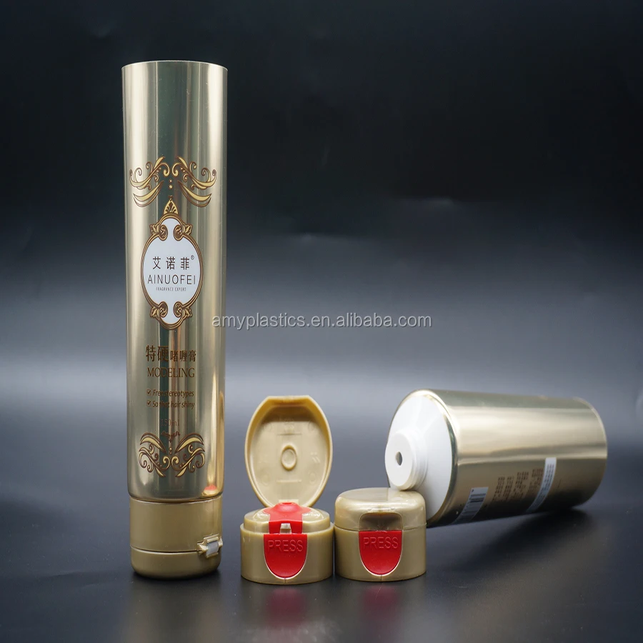 Пластиковая Мягкая трубка 250 мл, Упаковочная ламинированная трубка с откидной крышкой