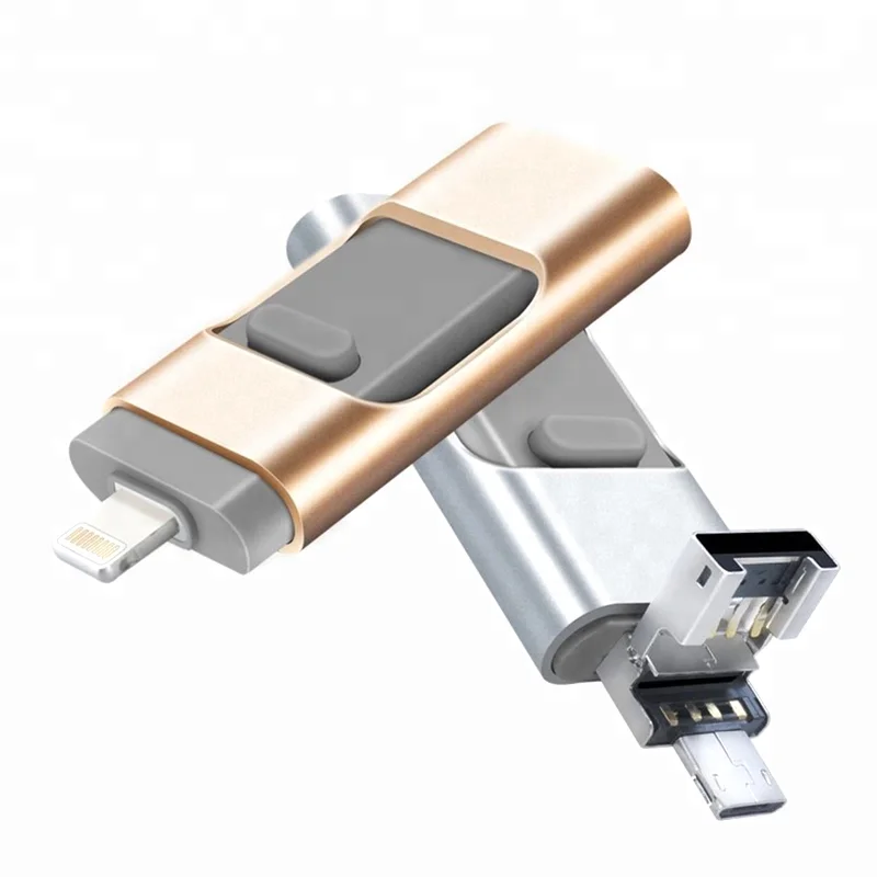 
High Quality Mobile Phone Usb Flash Drive for iphone/Android phone 1gb to 128gb 